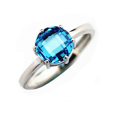 TANZANITE STERLING SILVER RING - CLASSIC